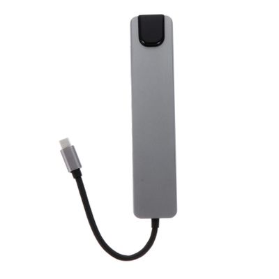 DirectNine Basics 1pc Type-c Multifunction USB Hub Adapter for Laptop Output Pd Fast Charging Compact Design for Use
