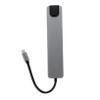 DirectNine Basics 1pc Type-c Multifunction USB Hub Adapter for Laptop Output Pd Fast Charging Compact Design for Use view 1