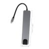 DirectNine Basics 1pc Type-c Multifunction USB Hub Adapter for Laptop Output Pd Fast Charging Compact Design for Use view 4