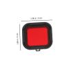 DirectNine Basics 4pcs Diving Lens Filters for Housing Yellow Red Gray for Underwater Photography Optical-Grade Material Scratch Resistant view 2