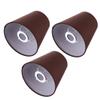 JEWEDECO 3pcs Cloth Lampshades Decorative Design Fabric Lamp Shades for Home Lighting Compatible Chandelier and Wall Fixtures view 1