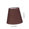 JEWEDECO 3pcs Cloth Lampshades Decorative Design Fabric Lamp Shades for Home Lighting Compatible Chandelier and Wall Fixtures view 2