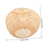 QUMIIRITY Handmade Bamboo Lampshade Decorative Lantern Rustic Lamp Cover Easy Install Multi-purpose Lighting view 2