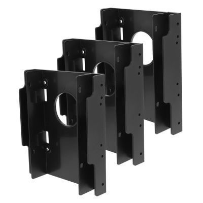 DirectNine Basics 3pcs Hard Drive Mounting Bracket Kit Double Slot Internal Drive Bay for Ssd Easy Installation Sturdy Material Compatible with Desktop Cases
