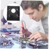 DirectNine Basics 3pcs Hard Drive Mounting Bracket Kit Double Slot Internal Drive Bay for Ssd Easy Installation Sturdy Material Compatible with Desktop Cases view 4