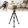 Carbon Fiber Travel Tripod with 30mm Ball Head Automatic Rebound 17.6lb Universal Desktop Camera Tripod for DSLR Camera view 4