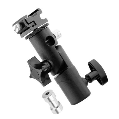 jojofuny Bracket Camera Supply Portable Light Stand Adapter Umbrella Clamp Flash Bracket Flashlight Stand Supply