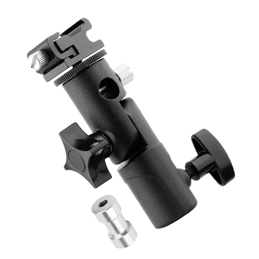 jojofuny Bracket Camera Supply Portable Light Stand Adapter Umbrella Clamp Flash Bracket Flashlight Stand Supply