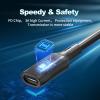 3.28ft USB C to DC 5.5mm x 2.5mm Adapter CableUSB to DC Power Cable,Work with Charger and PD Power Bank,Output DC 12V,Portable for Outdoor Test,Studio and Travel view 3