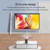 XAWSOP Projector Screen with Stand, 4:3/16:9 4K HD Wrinkle-Free Outdoor Indoor Foldable Movie Screen Portable Projector Screen, for Outdoor Indoor Home Theater Backyard Cinema Travel,84inch 16:9 view 4