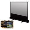 BERWDUXA 60" Floor Projector Screen Outdoor, Manual Retractable Projection Screen, Pull Up, Portable Freestanding Widescreen, 16:9 16:10(60inch(16:10)) view 1