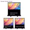BERWDUXA 60" Floor Projector Screen Outdoor, Manual Retractable Projection Screen, Pull Up, Portable Freestanding Widescreen, 16:9 16:10(60inch(16:10)) view 3