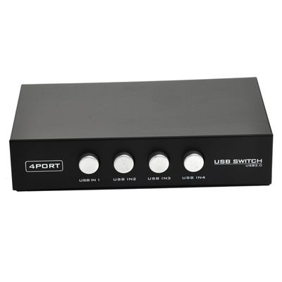 DirectNine Basics USB Sharing Hub 4 Port Printer/Scanner Sharing USB 2.0 Cable for Laptop Connect Printer to Multiple Computers Os Random