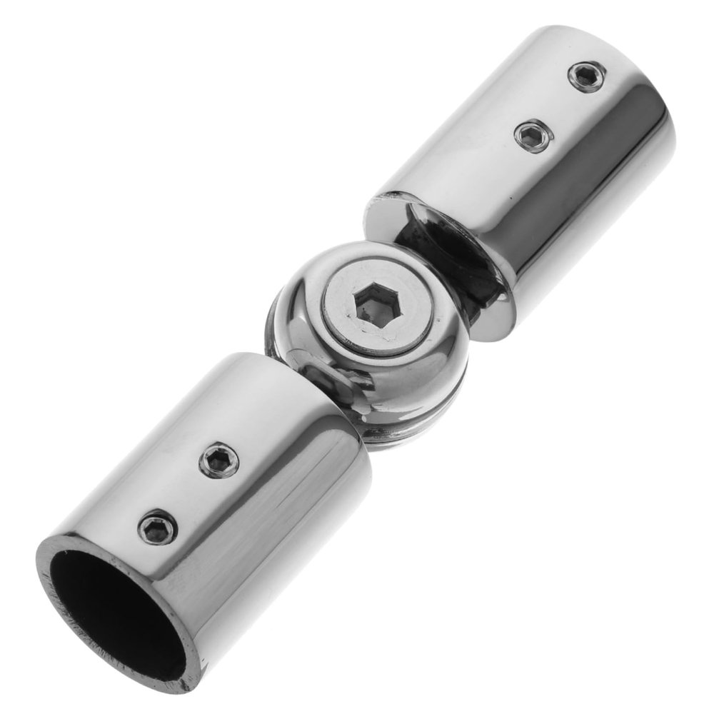 HOOTNEE Zinc Alloy Corner Curtain Rod Connector Hinged Elbow for Shower Room Bay Windows Sturdy Design with Elegant Finish Compatible with Round Tubes