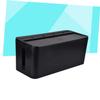 KONTONTY Plastic Wire Container Cable Storage Box for Home Office Easy Cable Management view 3