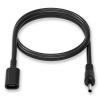 3.28ft USB C to 3.5mm x1.35mm Adapter Cable,Supply Adapter Power Cable Made for Webcam Router,IP Camera, Electric Toothbrush, LED Strip Light,Portable for Outdoor Test, Studio and Travel view 1