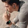 Diyeeni D8 Smart Watch with Earbuds, 2 in 1 BT Earphone & Watch, 2.01 Inch HD Touch Screen Smartwatch for Android for iOS, Support NFC, Answer Calls, Sports Modes, Alarm (Black Shell view 2