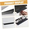 IWOWHERO 4pcs Modern Black Cabinet Pulls Sleek Invisible Design Door Handles for Kitchen Wardrobe Drawer Hardware Elevate Your view 2