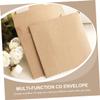 Unomor 25pcs Kraft Paper Cd Bags Multi-function Cd Covers for Home Storage Sealing Envelopes for Music Game and Discs Space-saving Protective Sleeves view 4