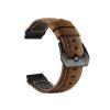 Quic kfit 26mm 22mm Genuine Leather Calfskin Strap Fit for Garmin Epix Pro 51mm 47mm Tactix 7 Pro/Fenix 7 Pro 7X Pro Enduro 2 Strap(Brown Black,26mm For Enduro 2) view 1