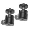 2pcs Aluminum Alloy Tripod Rotating Mount for Cameras and Projectors Lightweight and Angle for Optimal Viewing view 1