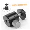 2pcs Aluminum Alloy Tripod Rotating Mount for Cameras and Projectors Lightweight and Angle for Optimal Viewing view 4