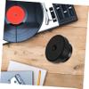 FELTECHELECTR 1pc Aluminum Disc Stabilizer Clamp Balanced Vinyl Record Weight for Turntables Black Improve Sound Quality Reduce Shaking for Music view 3