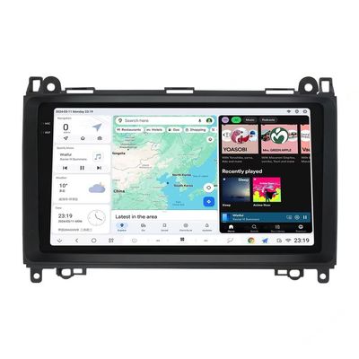DUDUAUTO Android 13 Radio Stereo for Benz W906 Sprinter W169 W245 W639 Vito Viano B200, Biorunn 9.5 Inch 2K Dual Band GPS Wireless Car-Play Android Auto Navi Head Unit DSP 8GB RAM 128GB ROM
