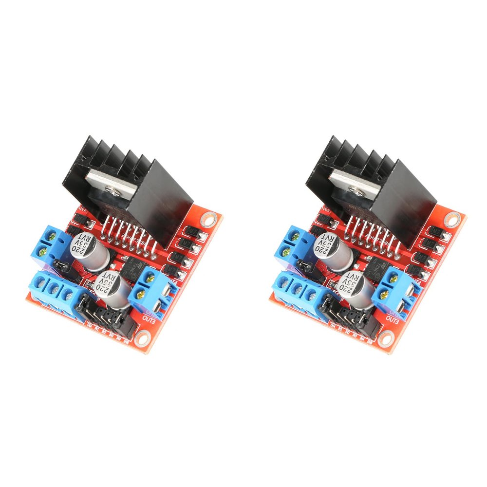 2pcs Motor Driver H Bridge Controller Board Module Stepper Motor for Smart Car Power