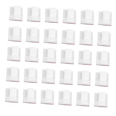 LIFKICH Self-Adhesive Cable Clips 120 Pcs Wire Holder Clips Cord Covers for Wires Wall
