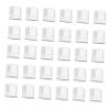 LIFKICH Self-Adhesive Cable Clips 120 Pcs Wire Holder Clips Cord Covers for Wires Wall view 1