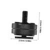 FELTECHELECTR 4pcs Double Screw Tripod Screw Adapter Camera Hot Shoe Mount Accessory for DSLR Camcorders and Monitors Easy Installation view 2