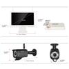 LONNKY Wireless Security Camera System Outdoor with 15.6" Monitor, 4Pc Security Cameras, Color Night Vision, Auto Tracking, 8CH Expandable view 2