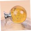 TOYANDONA 4set Bubble Ball Drawer Knob with Silver Base Stylish Cabinet Door Handles for Home Office Yellow Screw Included Easy to Install Durable Design for Modern Decor view 3