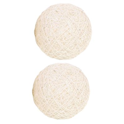 CIYODO 2pcs Woven Rattan Lampshade Cover Decorative Hanging Lamp Shade for Ceiling Table Lamps Lightweight and Sturdy Rustic Design for Home Hotel Restaurant Use