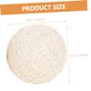 CIYODO 2pcs Woven Rattan Lampshade Cover Decorative Hanging Lamp Shade for Ceiling Table Lamps Lightweight and Sturdy Rustic Design for Home Hotel Restaurant Use view 2