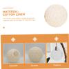 CIYODO 2pcs Woven Rattan Lampshade Cover Decorative Hanging Lamp Shade for Ceiling Table Lamps Lightweight and Sturdy Rustic Design for Home Hotel Restaurant Use view 3