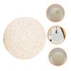 CIYODO 2pcs Woven Rattan Lampshade Cover Decorative Hanging Lamp Shade for Ceiling Table Lamps Lightweight and Sturdy Rustic Design for Home Hotel Restaurant Use view 4