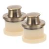 BUTIFULSIC 2pcs Dresser Drawer Knobs Brushed Cabinet Pulls Easy Install Metal Handles view 1