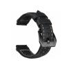 Quic kfit 26mm 22mm Genuine Leather Calfskin Strap Fit for Garmin Epix Pro 51mm 47mm Tactix 7 Pro/Fenix 7 Pro 7X Pro Enduro 2 Strap(Black Black,26mm For Enduro 2) view 1