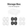 6 Pairs Ear Cover for AirPods 4,Anti Slip Ear Skin Tips Accessories Sport Ultra Thin Slim Soft Silicone Ear Tips Earbuds Gel Cover Compatible with AirPods 4th Generation (White&Black) view 2