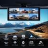 6-Channel 1080P Dash Cam Backup Camera System with 10.33 Inch Touch Screen Parking Monitor, Back Up Camera Car Radio for RV/Truck/Trailer/Van/SUV/Cars,Wireless Carplay/Android Auto/WiFi/Bluetooth/FM view 2