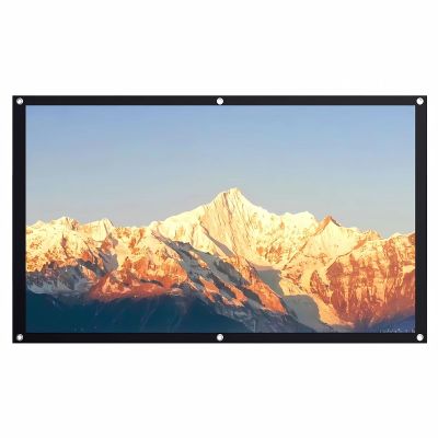16:9 Projection Screen 250 inch, Washable Projector Screen, Portable Projector Movies Screen, for Home Theater Outdoor Indoor(250inch)