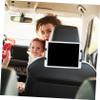 QUMIIRITY Car Headrest Tablet Mount Adjustable Phone Holder for Backseat Use Compatible Tablets and Phones Material Non- Design for Usage for Travel and Entertainment view 2