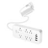 CAXUSD Multifunctional Outlets USB Ports and Type Cord for Use for Safe Charging view 1