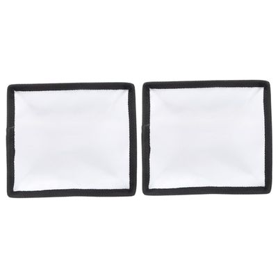 FELTECHELECTR 2pcs Flash Diffuser Softbox for Photography Light Sock -Skid Design Fit for Overhead Flash Portable and Foldable for Easy Carrying