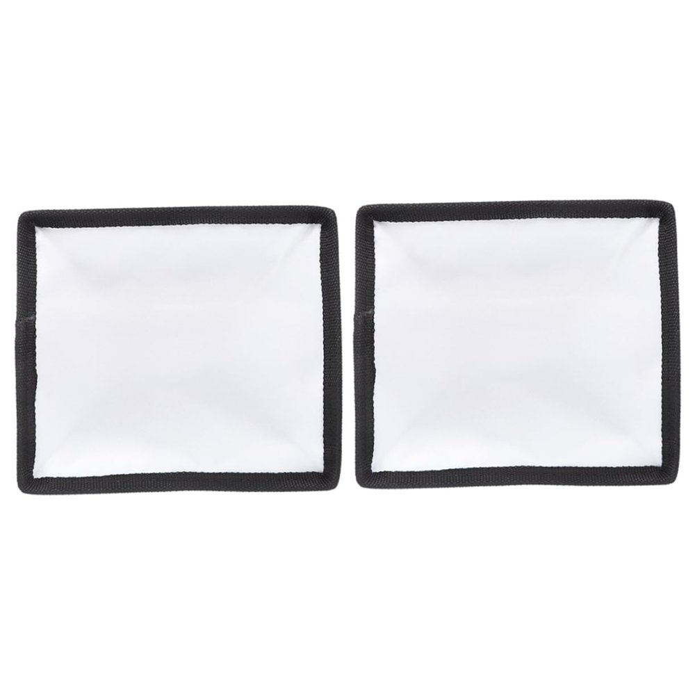 FELTECHELECTR 2pcs Flash Diffuser Softbox for Photography Light Sock -Skid Design Fit for Overhead Flash Portable and Foldable for Easy Carrying