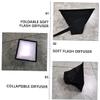 FELTECHELECTR 2pcs Flash Diffuser Softbox for Photography Light Sock -Skid Design Fit for Overhead Flash Portable and Foldable for Easy Carrying view 4