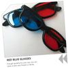 20pcs Movie Glasses Red Blue Stereoscopic Glasses Easy to Carry for Movies Games Travel Cinema view 2