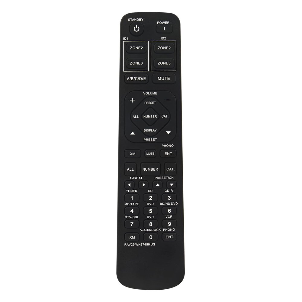 AIDITIYMI RAV29 WK67450US Replacement Remote Control Compatible with Yamaha Receiver RX-V1800 RX-V1800BL